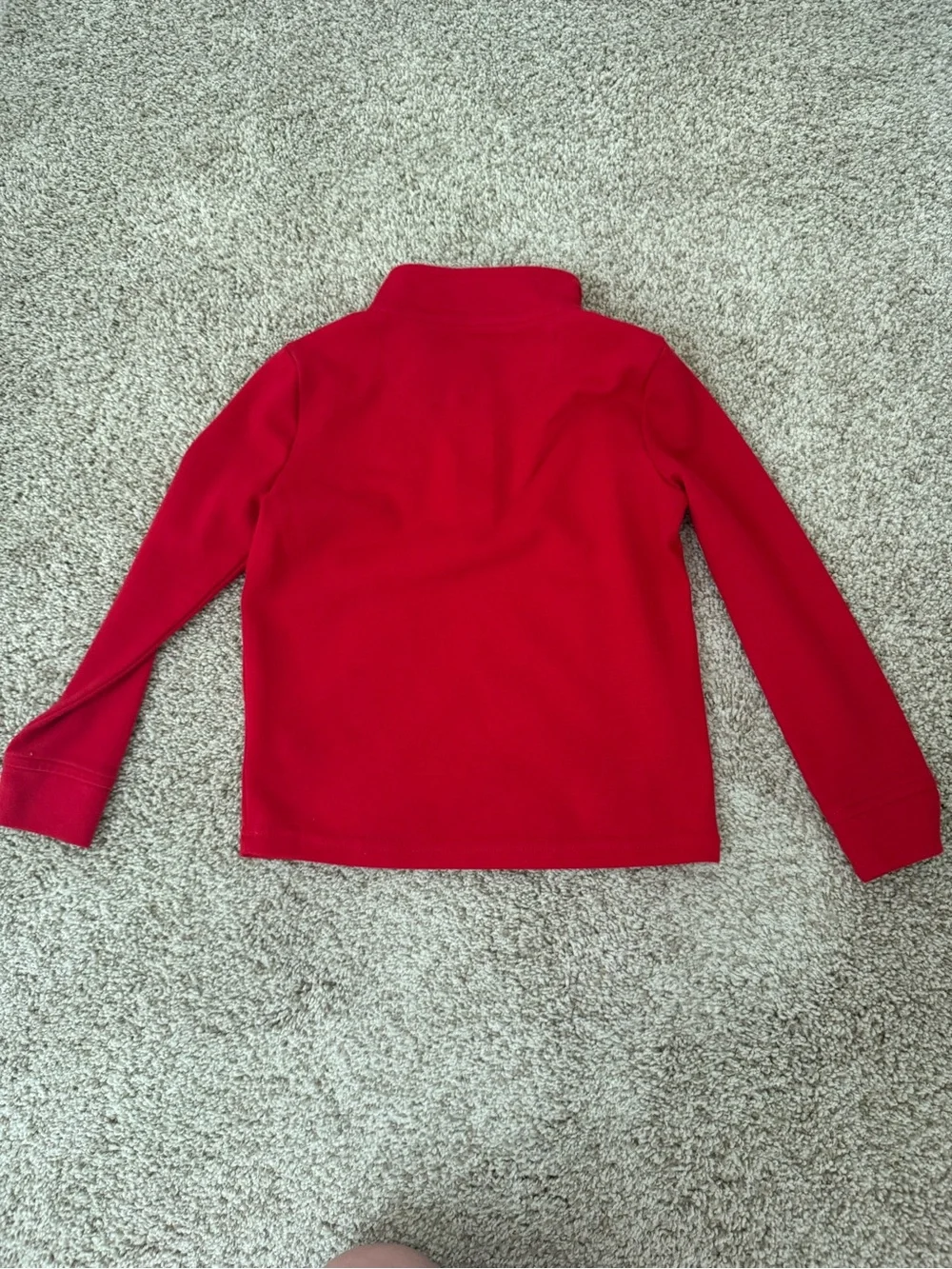 Vineyard Vines Kids Saltwater Quarter Zip Pullover Size 6 Red